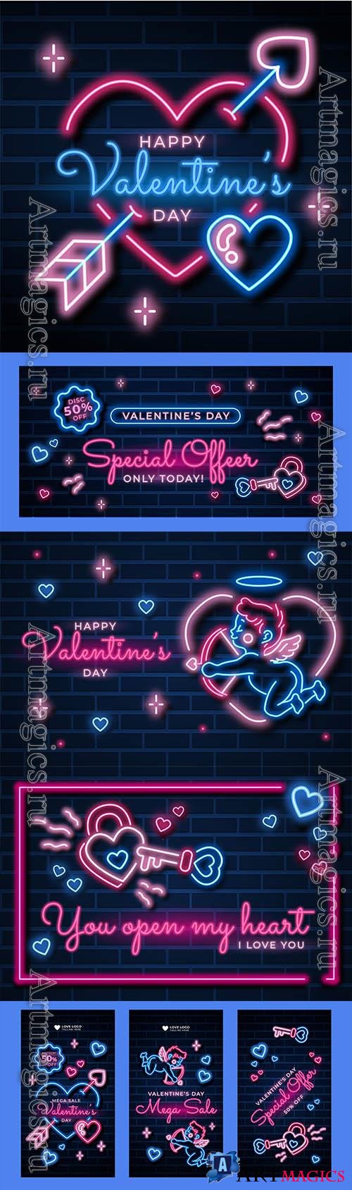 Vector realistic valentines day celebration background