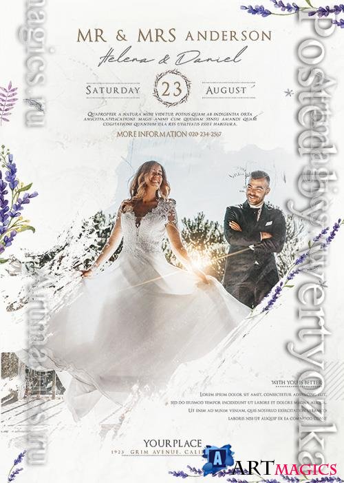 Wedding Agency Psd Flyer Design