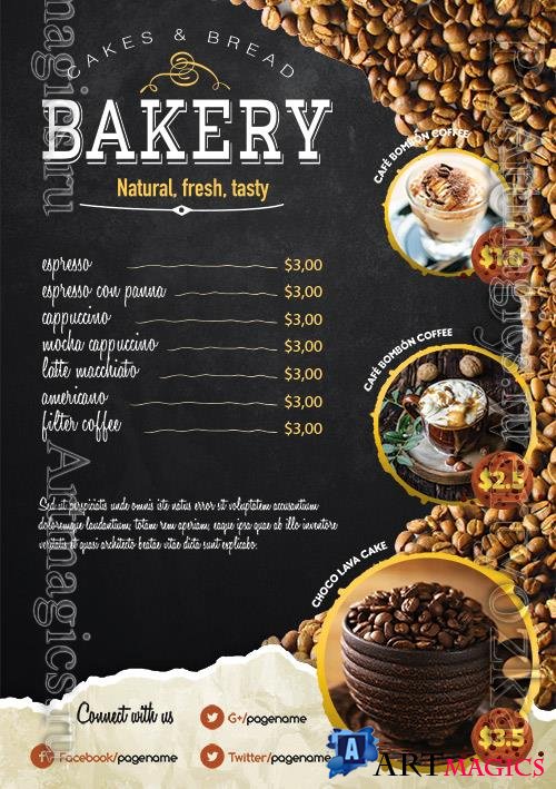Coffee Shop Psd Flyer Design