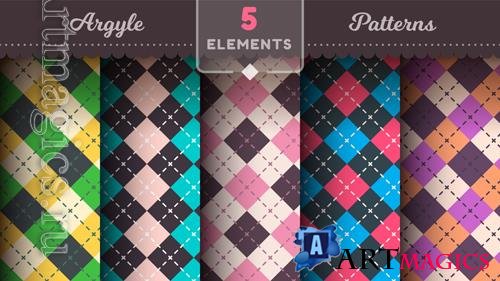 Vector argyle seamless pattern fabric texture background textile wallpaper