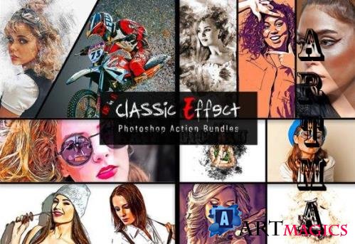 Classic Effect Photoshop Action Bundle