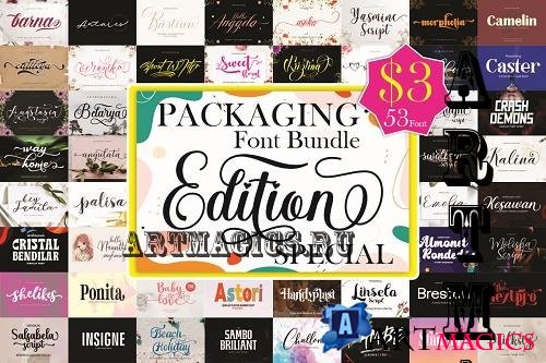 Packaging Font Bundles Adition Special - 2243329