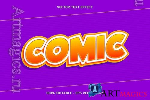 Comic Text Vector Effect