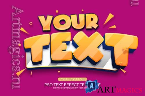 PSD 3d text effects editable psd