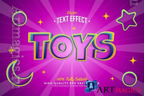 Toy text effect
