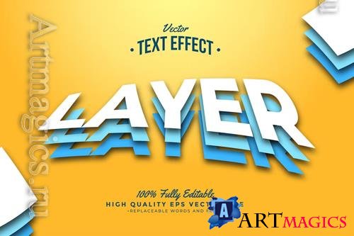 Layer Paper Text Effect