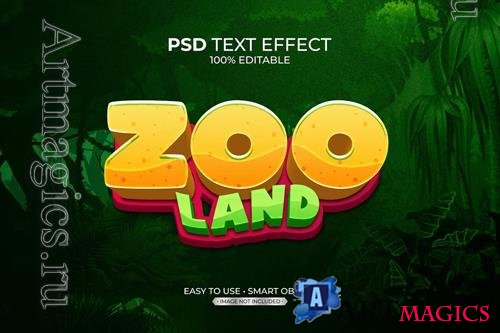 Zoo Text Effect Psd 