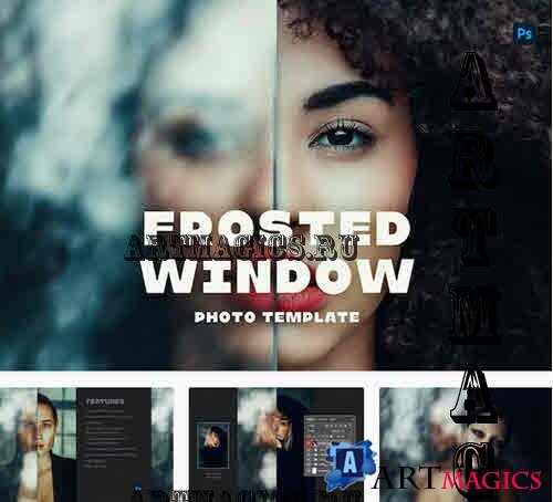 Frosted Window Photo Template - MWQY842