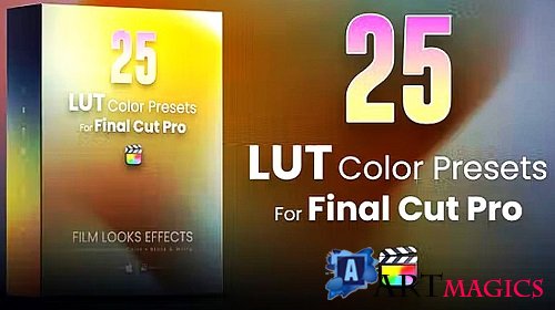 Videohive - 25 LUTs pack 43129044 - Project For Final Cut Pro X