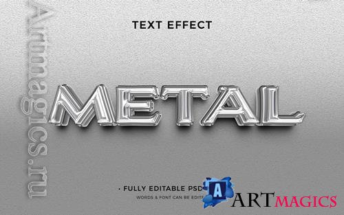 PSD metal liquid text effect vol 3