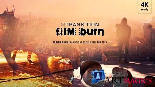 MotionVFX Film Burn Transitions - Project For Final Cut Pro X