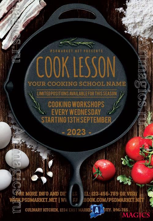 Psd cook lesson design templates
