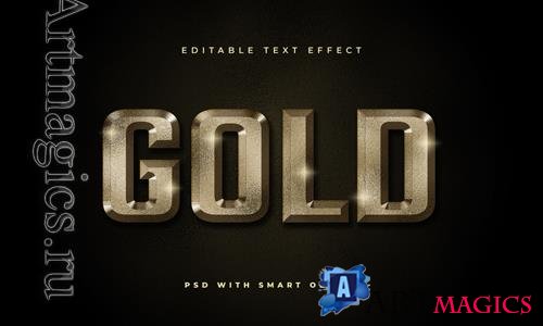 PSD luxury gold text effect