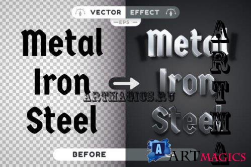 Metal - Editable Text Effect - 12727875