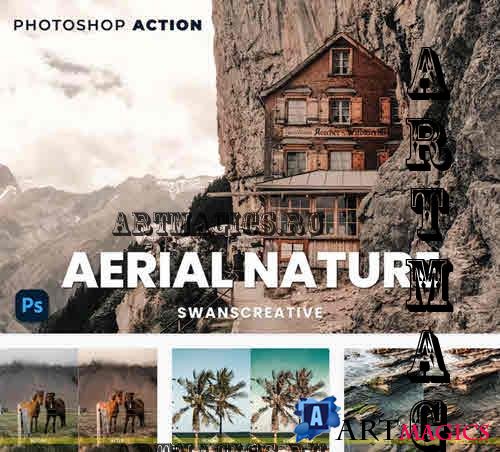Aerial Nature Photoshop Action - QUFZAGE