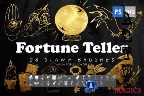 Fortune Teller Photoshop Stamp Brushes - 2428460