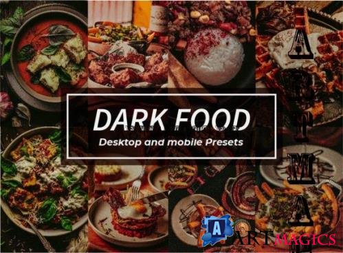 10 Dark Food Lightroom Presets