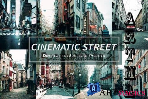 8 Cinematic Street Lightroom Presets