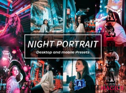 8 Night Portrait Lightroom Presets
