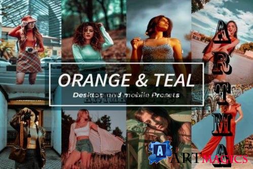 8 Orange and Teal Lightroom Presets