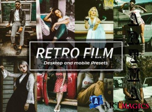 8 Retro Film Lightroom Presets