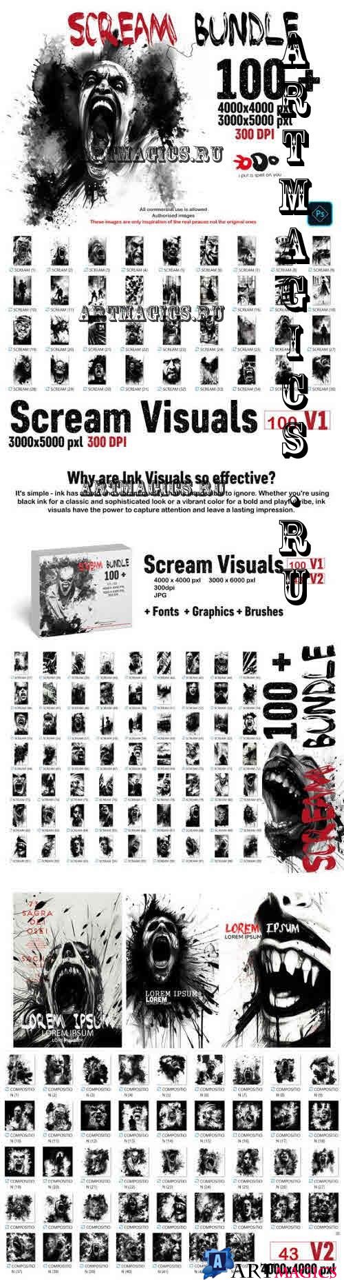 Scream Ink Visuals Bundle