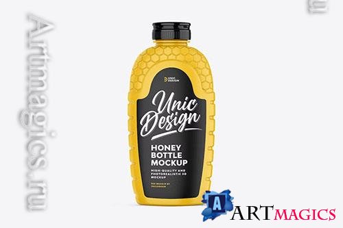 Honey Bottle Mockup PSD