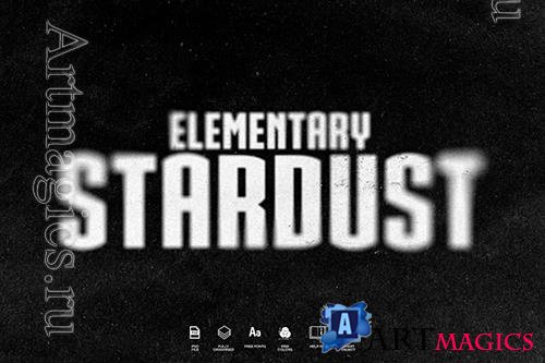 Stardust Photoshop Text Effect