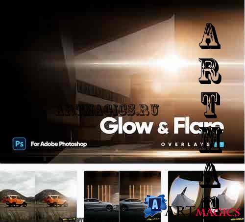 Glow & Flare - Ultra Realistic Overlays - Set1 - BMKWPPT
