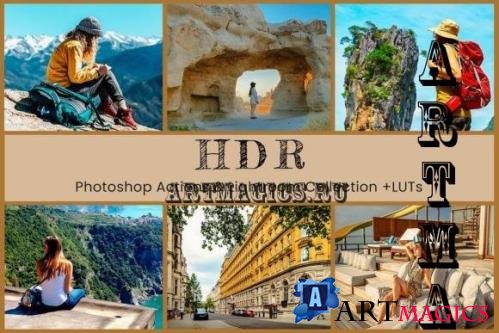 14 HDR Photoshop actions Presets LR - 12777342