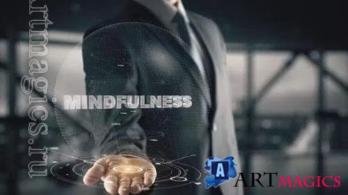 Mindfulness with Hologram Businessman Concept Motion Graphics