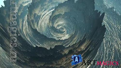 Abstract Storm 4K Motion Graphics
