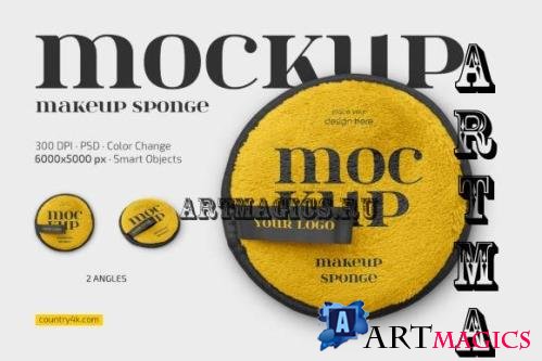 Makeup Sponge Mockup Set - 12779849