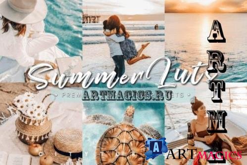 Summer Vibrant Travel Blogger Video Editing LUTs