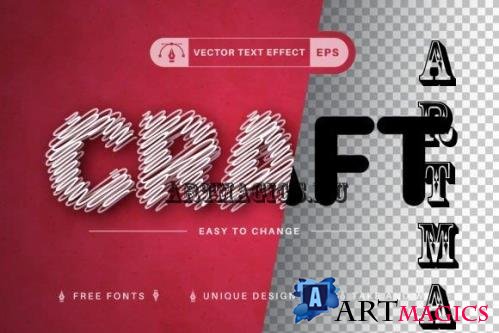 Craft - Editable Text Effect - 12784361