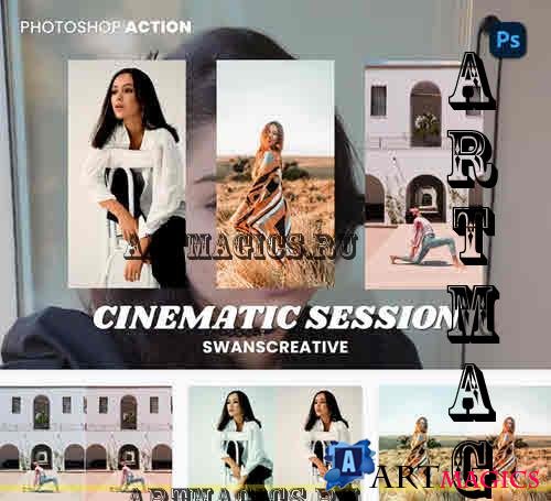Cinematic Session Photoshop Action - XEKU82M