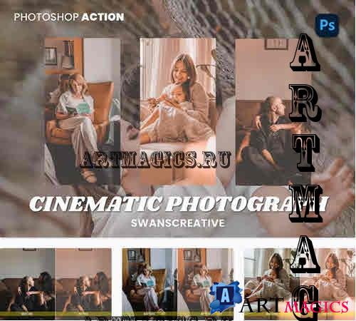 Cinematic Photograph Photoshop Action - W92ZL6C
