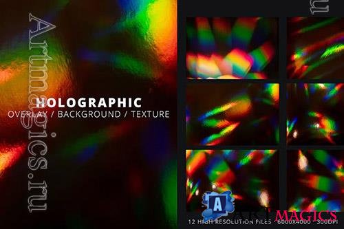 12 Holographic Iridescent Texture Background Beautiful Design