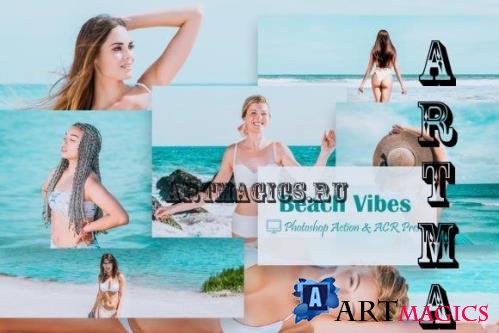 12 Photoshop Actions, Beach Vibes Ps