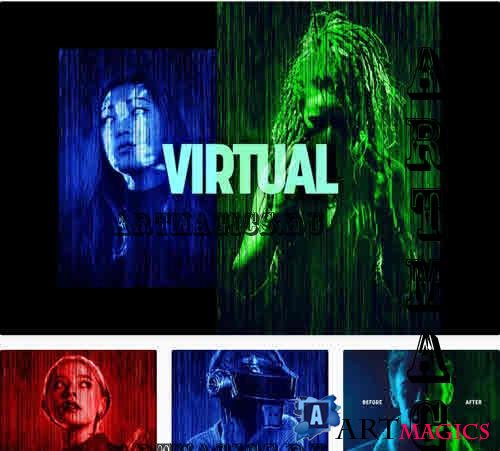 Virtual Reality Poster Effect - 12173454