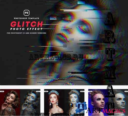 Glitch Photo Effect - H4MPCQU