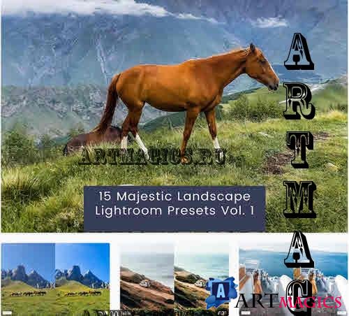 15 Majestic Landscape Lightroom Presets Vol. 1 - 9ZCX3QR