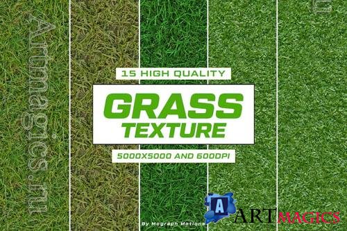 15 Grass Textures Pack