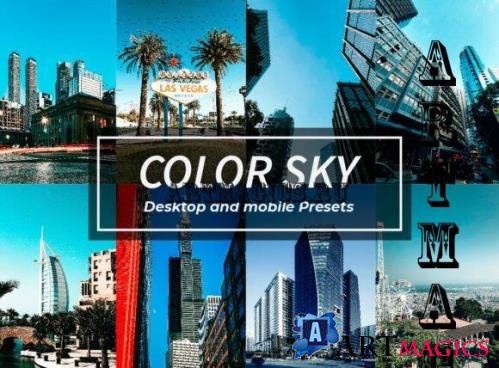8 Color Sky Lightroom Presets