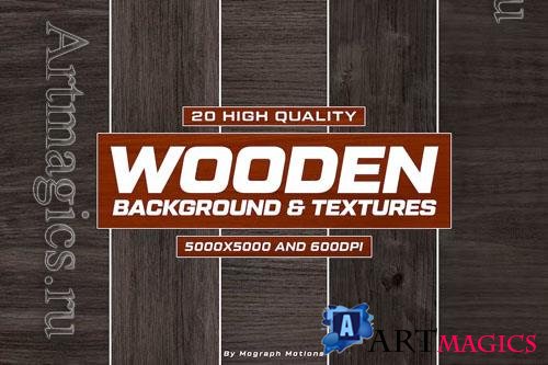 20 Wooden Background Textures 