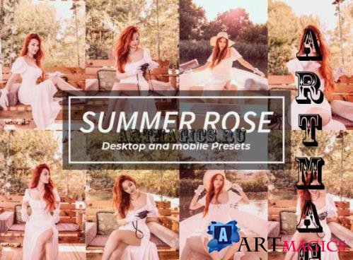 8 Summer Rose Lightroom Presets