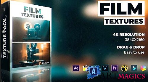 Film Textures for After Effects and Premiere Pro