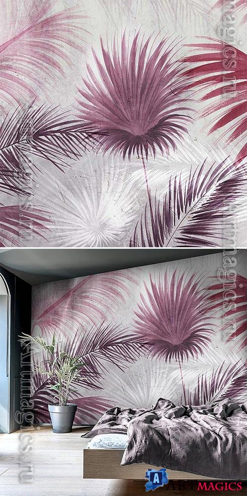 Tropical Plants - Wallpaper for interior design
