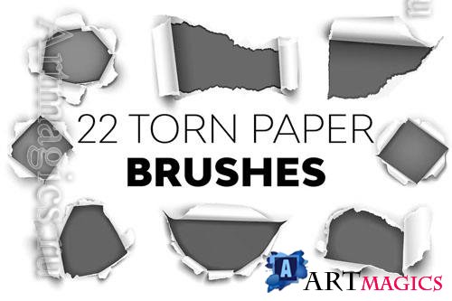 Torn Paper Brushes 