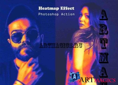 Heatmap Effect Photoshop Action - 13437008